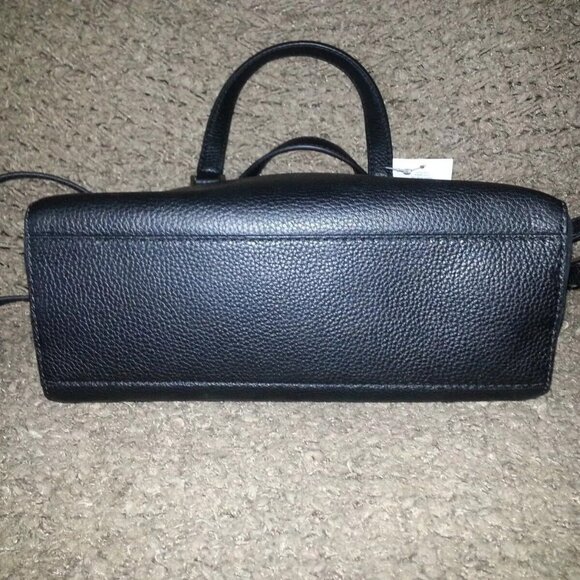 KATE SPADE-Kay Street-Small Felix-Pebbled Black Leather-Crossbody/Hand Bag-NWT - Picture 5 of 8